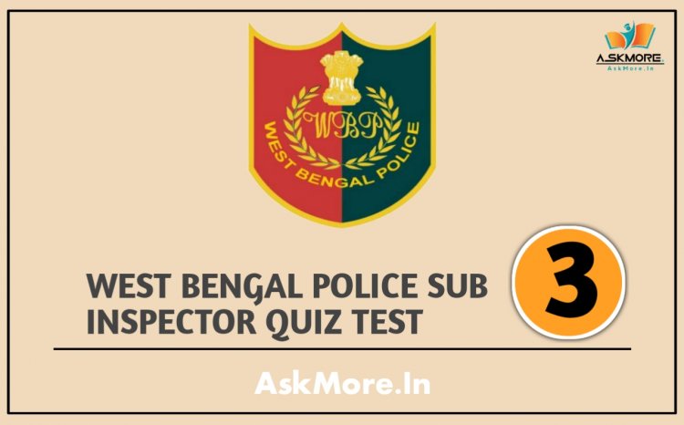 WBP Sub Inspector Mock Test In Bengali - 3