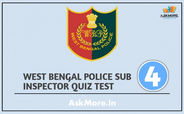 WBP Sub Inspector Mock Test In Bengali Part - 4
