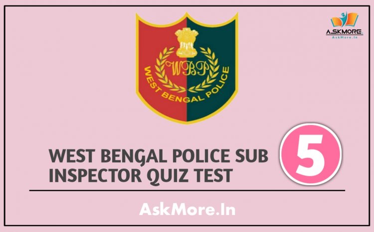 WBP Sub Inspector Mock Test In Bengali - 5